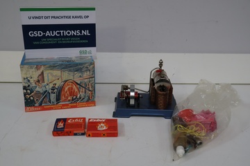 Afbeelding van Wilesco stoommachine met accessoires