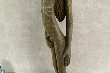 Afbeelding van Afrikaans beeld vrouw 87 cm hoog