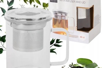 Afbeelding van Theeglas Met Infuser En Deksel