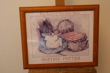 Afbeelding van Ingelijste Beatrix Potter illustratie'