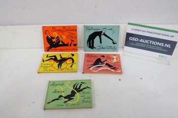Afbeelding van Set van vijf vintage boeken John O'Mill