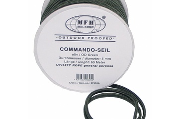 Afbeelding van MFH paracord 5mm 60 meter op rol groen