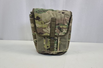 Afbeelding van (2 stuks) Deense Molle Field Pack (Haversack) Gasmaskertas, Multicam