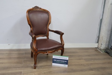 Afbeelding van Brocante Lederen Fauteuil