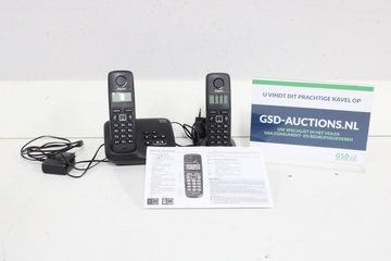 Afbeelding van Draadloze telefoonset met 2 handsets