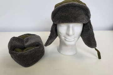 Afbeelding van 2x USSR wintermuts leger maat 55 (small)