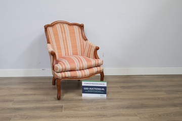 Afbeelding van Vintage Gestreepte Fauteuil'