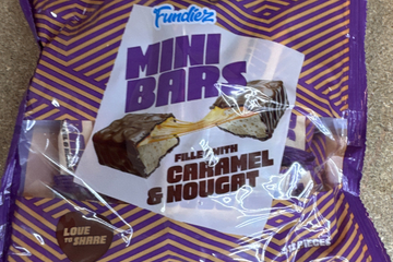 Afbeelding van Mini bars caramel nougat 1 omdoos van 20x190g (Z06)