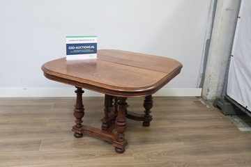 Afbeelding van Antieke eikenhouten Tafel in Franse Henri II-stijl