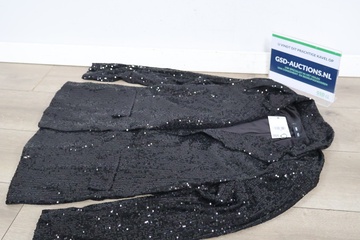 Afbeelding van Zwarte blazer met pailletten - Mango'
