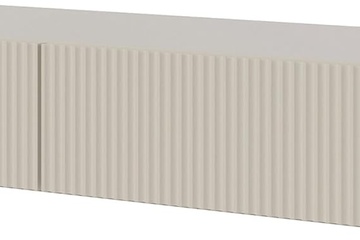 Afbeelding van Selsey Veldio Hangtafel met 2 laden, grijs/beige, 110 cm