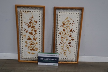 Afbeelding van Set van 2 Vintage Wandhangers''