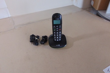 Afbeelding van Doro PhoneEasy 100w Black Dect Telefoon