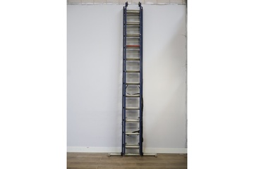 Afbeelding van Grote Uitschuifbare aluminium ladder