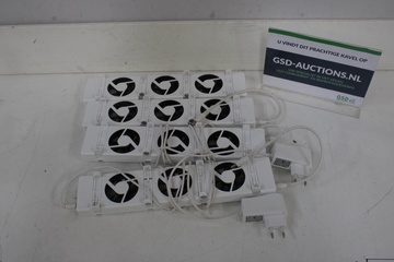 Afbeelding van Set van kleine ventilatoren met adapters
