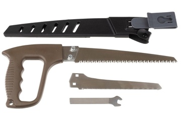 Afbeelding van Fox outdoor opklapbare bushcraft handzaag met 2 zaagbladen