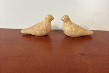 Afbeelding van 2 keramieken vogels