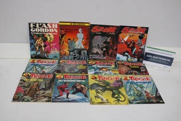 Afbeelding van Flash Gordon, Storm en Trigië stripboeken
