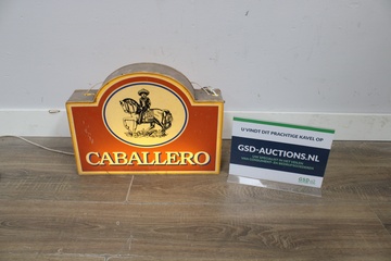 Afbeelding van Geïllumineerd reclameschild Caballero