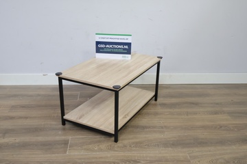 Afbeelding van Moderne Salontafel met metalen frame'