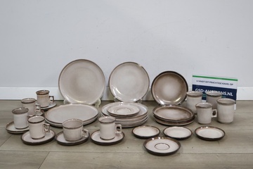 Afbeelding van Vintage aardewerk sevies set