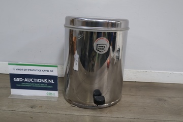 Afbeelding van Roestvrijstalen pedaalemmer