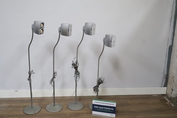 Afbeelding van Set van vier Philips luidsprekers op standaards