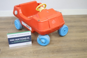 Afbeelding van Oranje kunststof loopauto