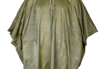 Afbeelding van 2x Us Army regenponcho legergroen
