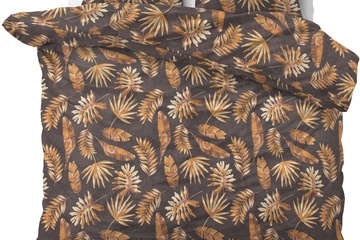 Afbeelding van Dekbed overtrek Luisa gold 200x220cm +2x kussensloop 60x70cm