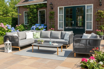 Afbeelding van HUG loungeset Charcoal  310*220*90*h75cm