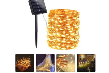 Image of Solar verlichting 20 meter - koperdraad