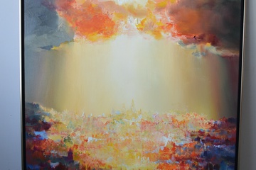 Afbeelding van Schilderij van J. Bittenberger: 'Prágai tavasz I'. 2010.