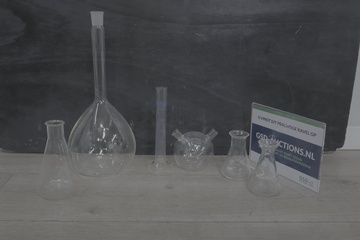 Afbeelding van Set glazen laboratoriumbekers