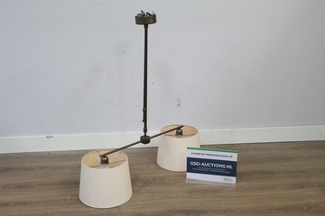 Afbeelding van Grote Hanglamp met 2 Spots''