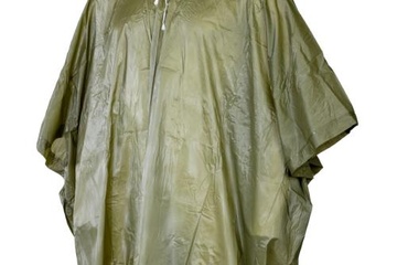 Afbeelding van 2x Us Army regenponcho legergroen