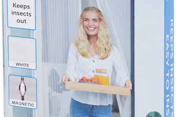 Afbeelding van Magnetische vliegenhor voor ramen en deuren(666)