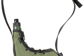 Afbeelding van Fox outdoor veldfles 750 ml Bota met hoes en draagriem, olijfgroen, BPA vrij