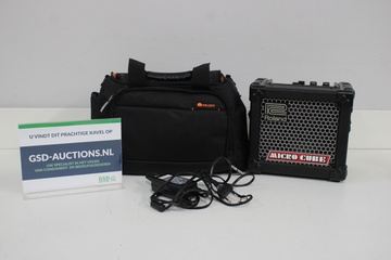 Afbeelding van Roland Micro Cube versterker met Delsey draagtas