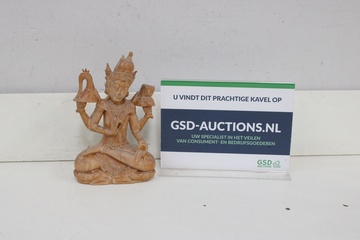 Afbeelding van Balinese houten sculptuur van Vishnu