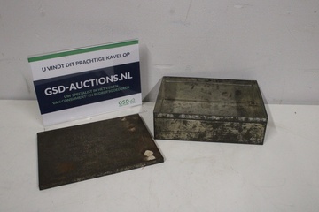 Afbeelding van Vintage Metalen Opbergdoos''