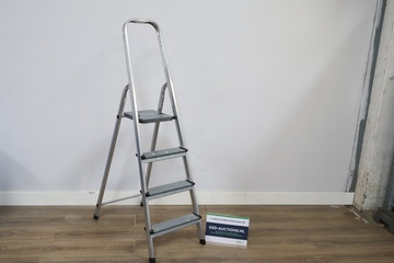 Afbeelding van Aluminium trapladder met 4 treden