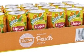 Afbeelding van 4 tray Lipton ice tea Peach