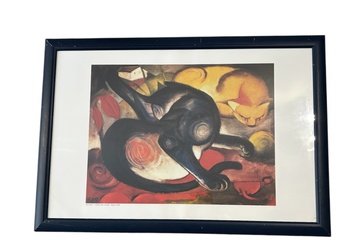 Afbeelding van Franz Marc 2 katten prent