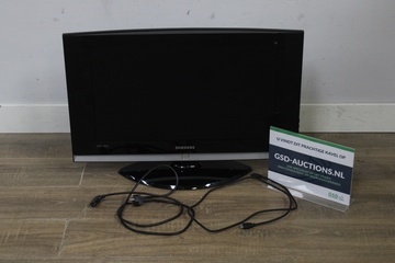 Afbeelding van Samsung flatscreen TV met kabels - 27' inch''