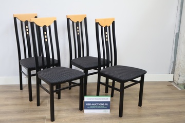 Afbeelding van Set van 4 eetkamerstoelen'
