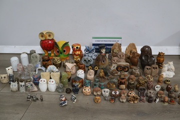 Afbeelding van Collectie diverse uilen beeldjes en figuren