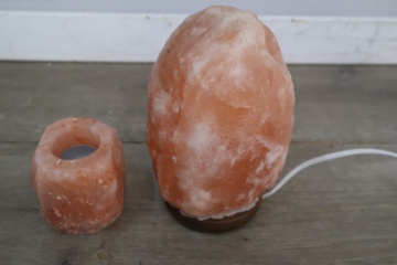 Afbeelding van Himalaya zoutlamp en kaarshouder