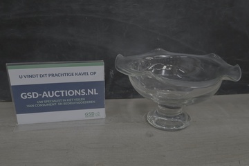Afbeelding van Glazen schaal op voet