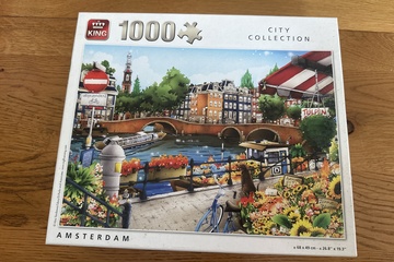 Afbeelding van Amsterdamse grachten puzzel Gebruikt